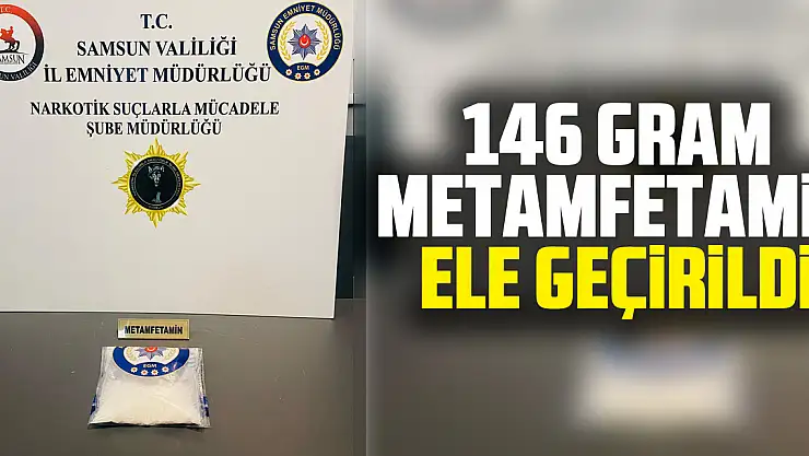 146 Gram Metamfetamin Ele Geçirildi