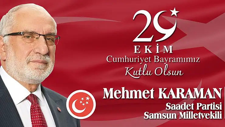 Saadet Partisi Samsun Milletvekili Mehmet Karaman
