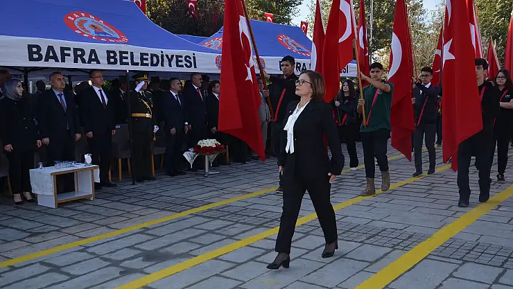 Bafra'da Cumhuriyet Bayramı coşkuyla kutlandı
