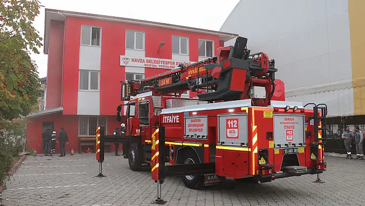 Spor kulübünün sosyal tesislerinde yangın çıktı