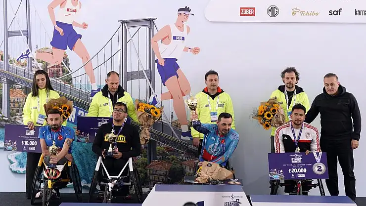 46. İstanbul Maratonu'nda kazananlar ödüllerini aldı