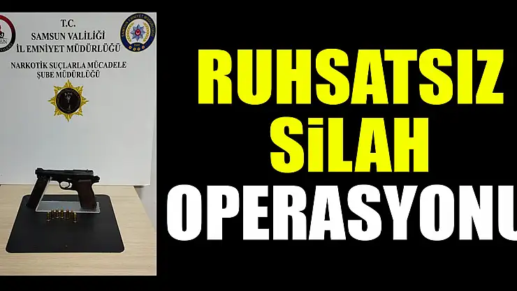Ruhsatsız Silah Operasyonu