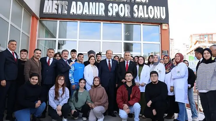 Tatar, spor salonunu ziyaret etti