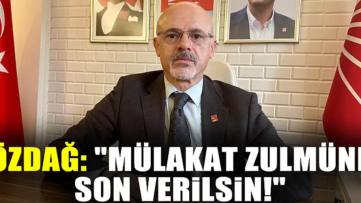 'Mülakat Zulmüne Son Verilsin!'