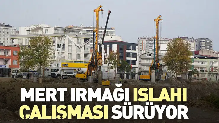 Mert Irmağı ıslahı çalışması sürüyor