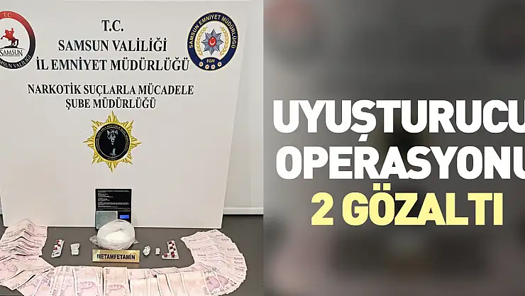 Uyuşturucu operasyonu: 2 gözaltı