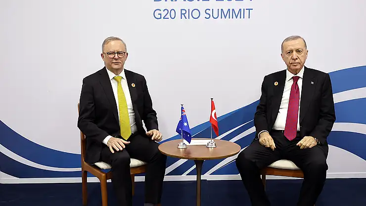Cumhurbaşkanı Erdoğan, Avustralya Başbakanı Albanese'yi kabul etti
