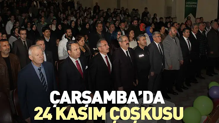 ÇARŞAMBA'DA 24 KASIM ÇOŞKUSU