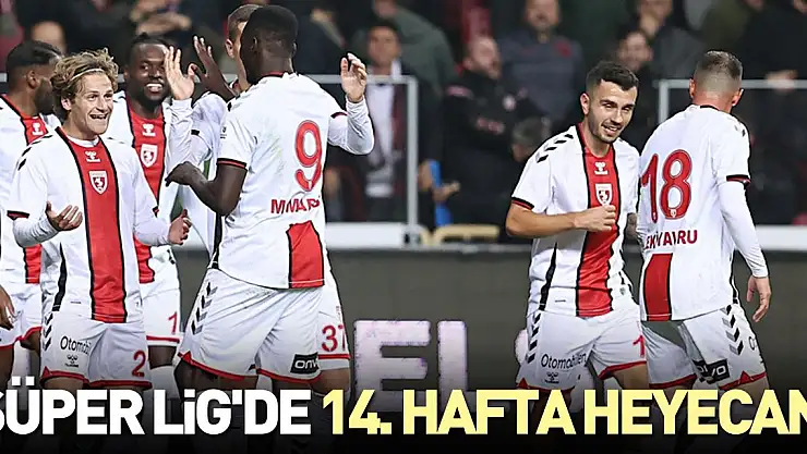 Trendyol Süper Lig'de 14. hafta heyecanı