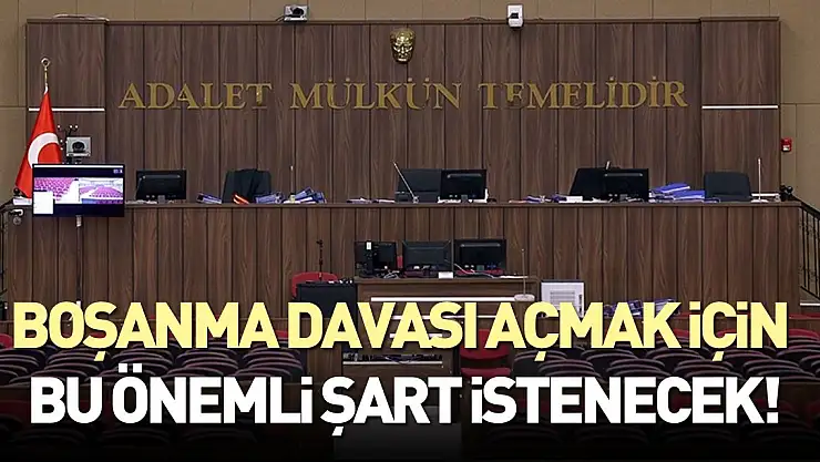 Boşanma davası açmak için evlilik birliğinin en az 1 yıl sürmesi şartı devam edecek