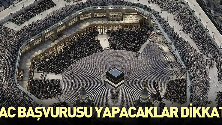 Hac ek kayıt başvuruları yarın sona eriyor