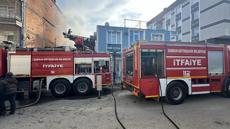 Yangında hasar meydana geldi