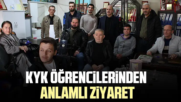 KYK ÖĞRENCİLERİNDEN ANLAMLI ZİYARET