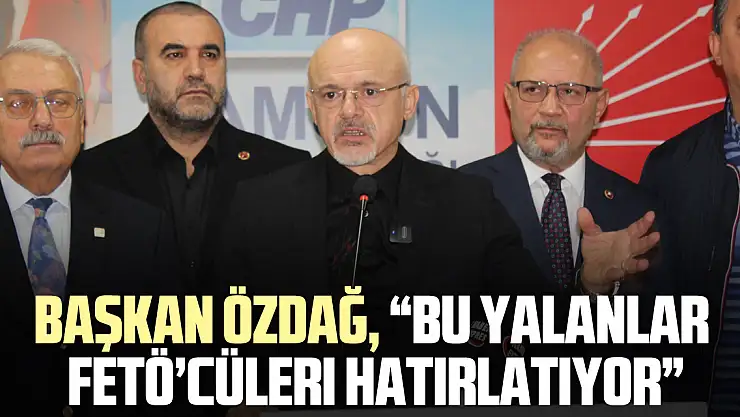 Başkan Özdağ: 'Bu Yalanlar FETÖ'cüleri Hatırlatıyor'