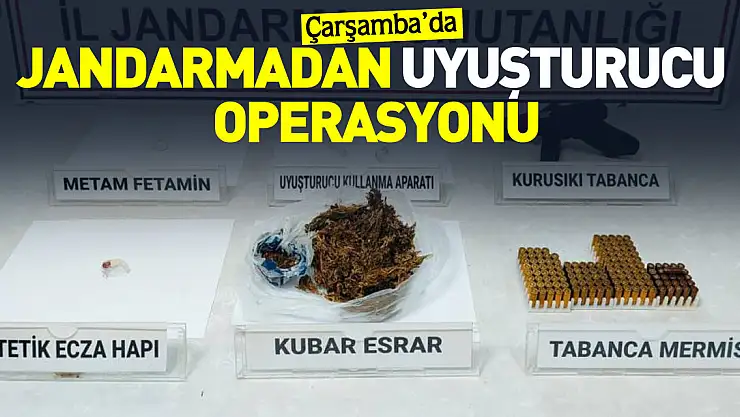 JANDARMADAN UYUŞTURUCU OPERASYONUI