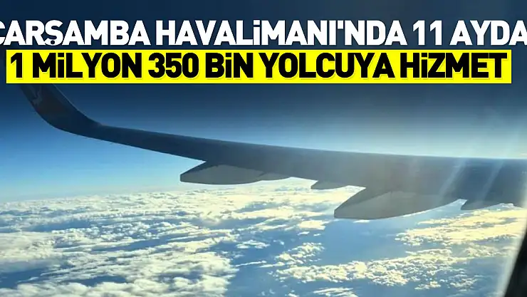 11 ayda 1 milyon 350 bin yolcuya hizmet
