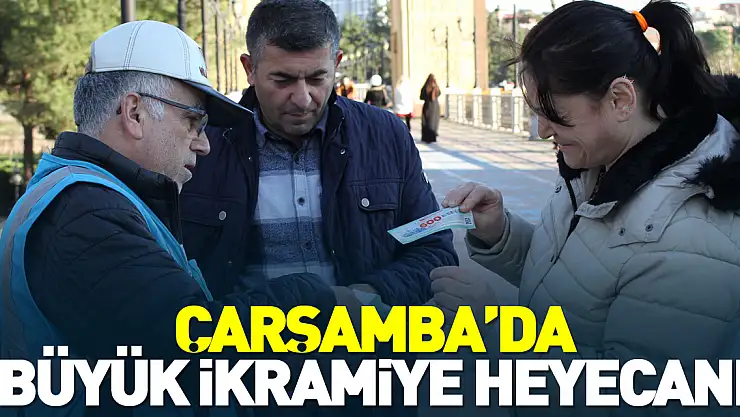ÇARŞAMBA'DA BÜYÜK İKRAMİYE HEYECANI