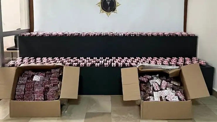 35 bin adet uyuşturucuyla yakalandı