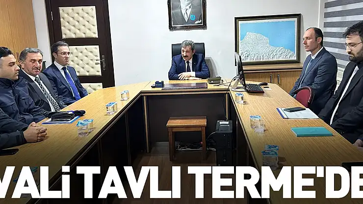 Vali Tavlı Terme'de