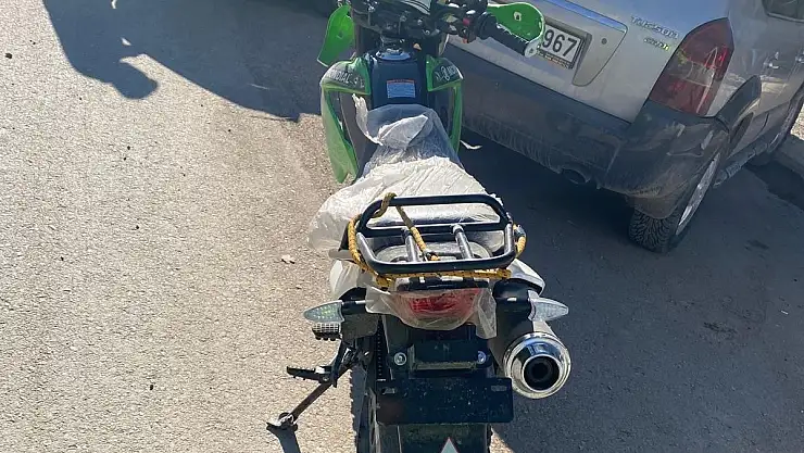 9 motosiklet trafikten men