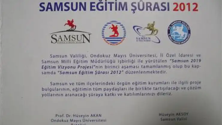 Milli Eğitim'den Samsun Eğitim Şûrası