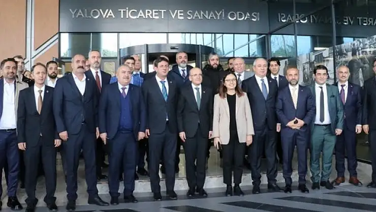 Şimşek, iş insanları ile bir araya geldi