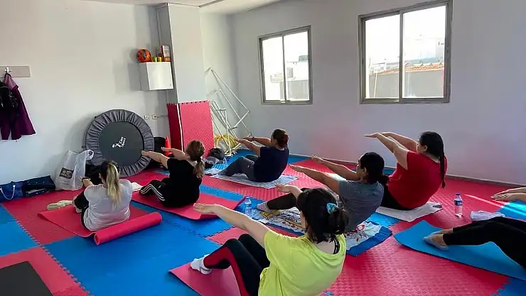 pilates kursu kadınların ilgi odağı oldu