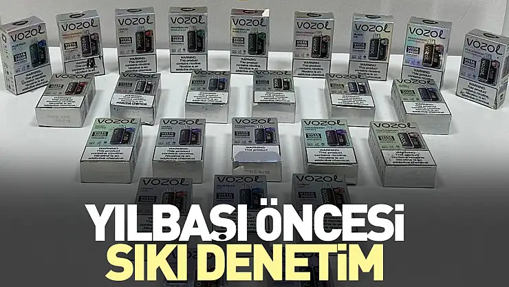 Yılbaşı öncesi sıkı denetim