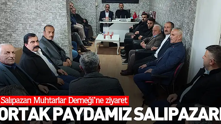 'Ortak Paydamız Salıpazarı'