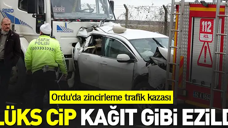 Lüks cip kağıt gibi ezildi