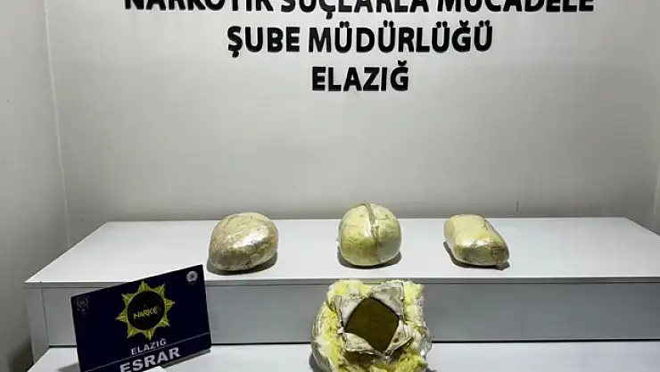 7 kilo esrar ele geçirildi