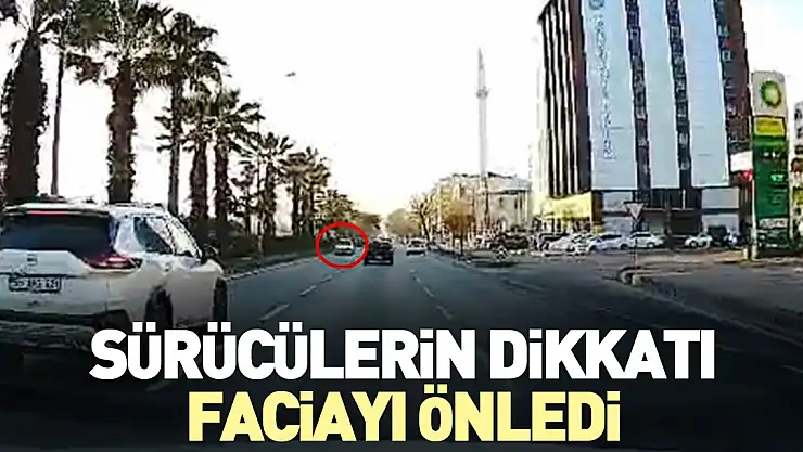 Sürücülerin dikkati faciayı önledi