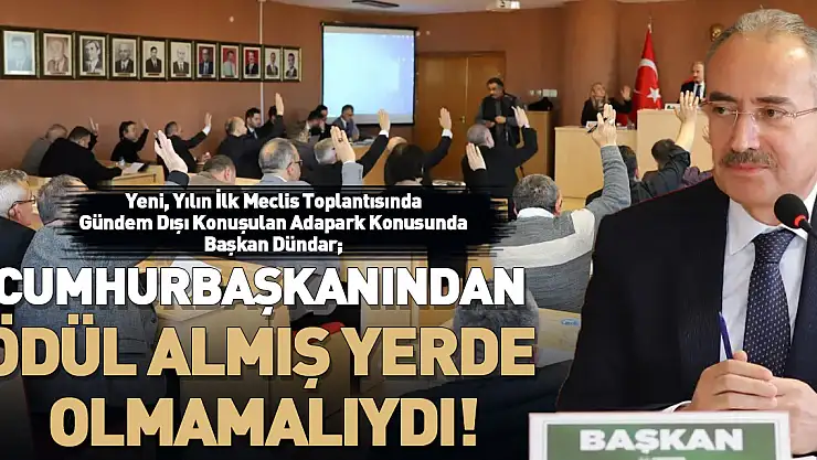 Dündar 'Cumhurbaşkanı'ndan Ödül Almış Yerde Olmamalıydı!'