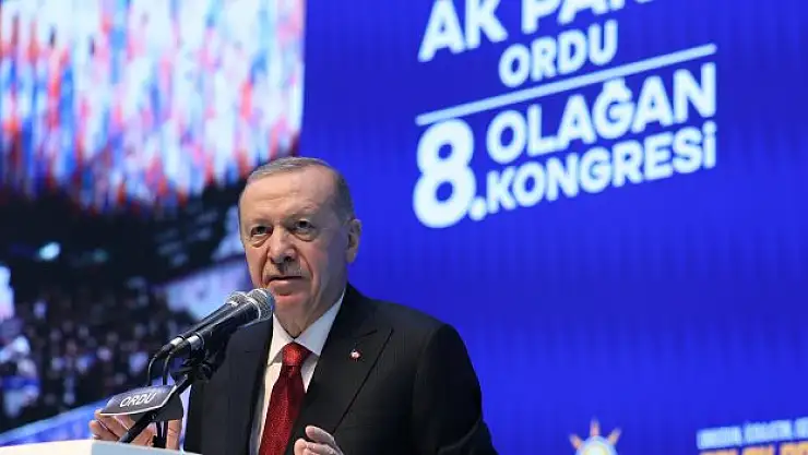Erdoğan, Ordu İl Kongresinde