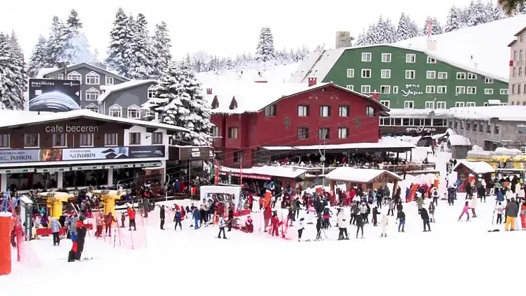 Uludağ'da pistler doldu