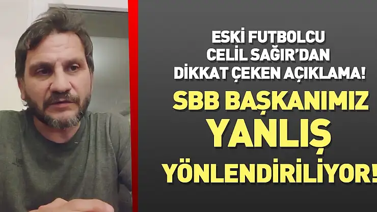 Celil Sağır 'Günübirlik çözümlerle geleceği kurtaramayız'