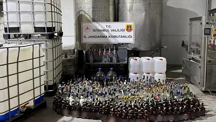 50 bin 105 litre sahte ve etil alkol ele geçirildi