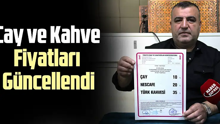 Çay ve Kahve Fiyatları Güncellendi