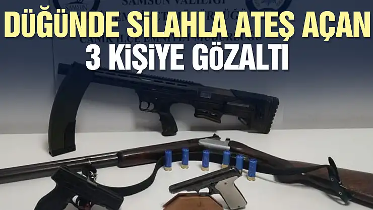 HAVAYA ATEŞ AÇAN 3 KİŞİYE GÖZALTI