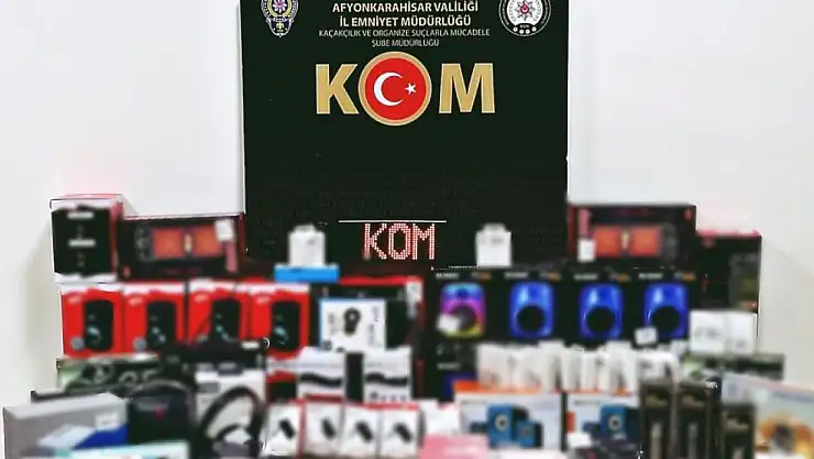 Kaçak elektronik ürün ele geçiririldi