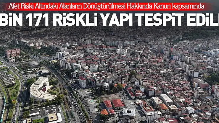 2 bin 171 riskli yapı tespit edildi