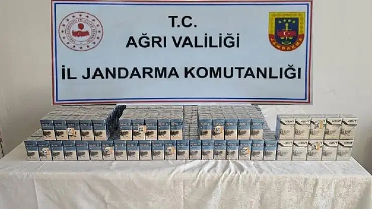 Bin 390 paket kaçak sigara yakalandı