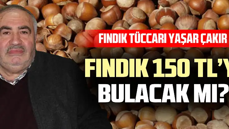 Fındık 150 TL'yi bulacak mı?