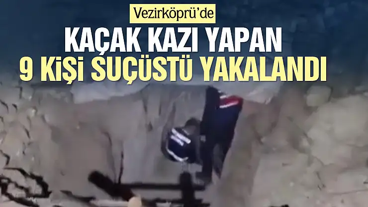 VEZİRKÖPRÜ'DE DEFİNE AVI