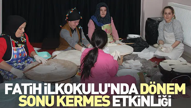Fatih İlkokulu'nda Dönem Sonu Kermes Etkinliği