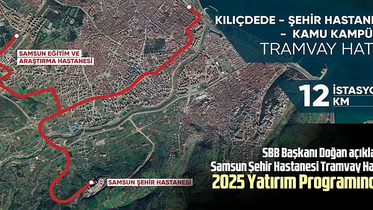 Şehir Hastanesi Tramvay Hattı, Yatırım Programı'na alındı!