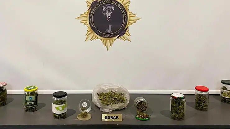 Evinde esrar ele geçen şahıs gözaltında