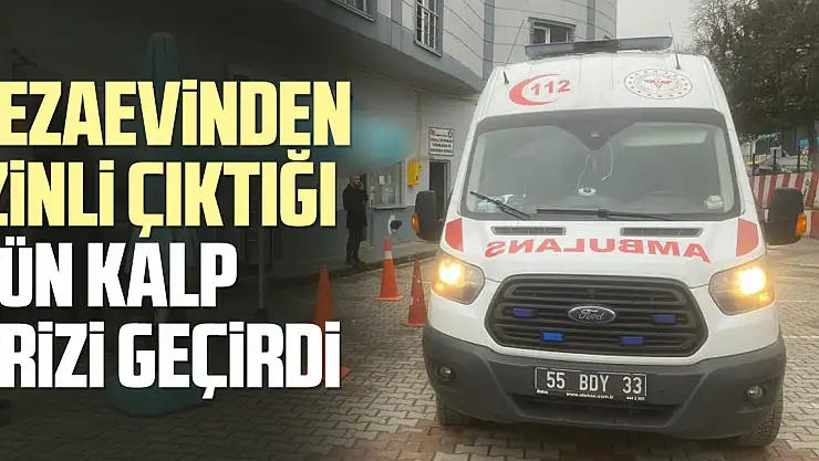 Otobüs beklerken kalp krizi geçirdi