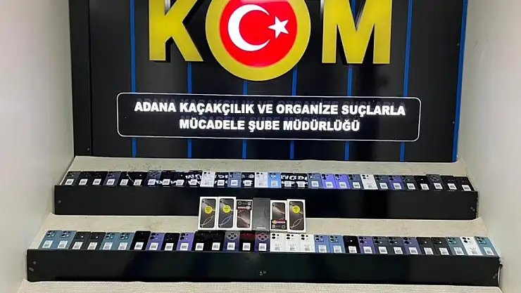 Hava tüpünden kaçak telefonlar çıktı