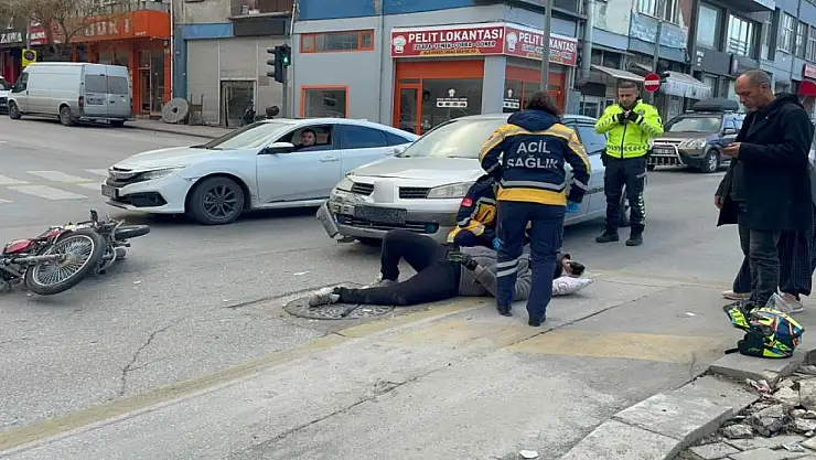 Kırmızı ışık ihlali kaza getirdi